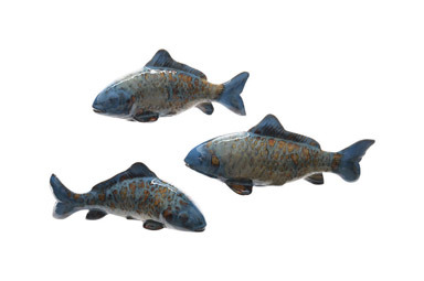 PORCELAIN FISH 3PK