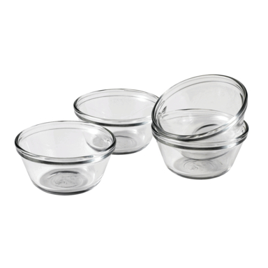Ah Custard Cups 4" Glass