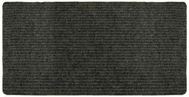 Multy Home Concord 50 ft. L X 36 in. W Charcoal Nonslip Carpet Runner