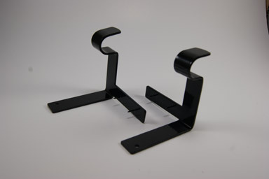 ROD BRACKETS 5/8" BLACK