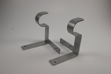 ROD BRACKETS 1" SILVER