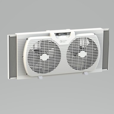 WINDOW FAN WHT 2SPEED