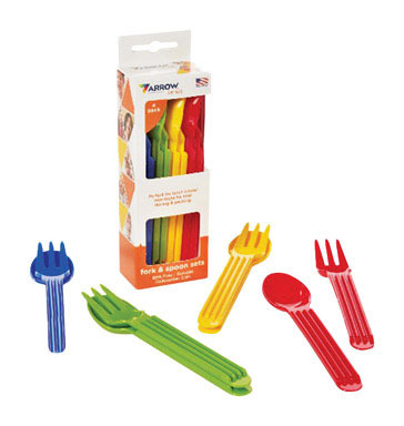 FORK/SPOON SET ASST 4PK