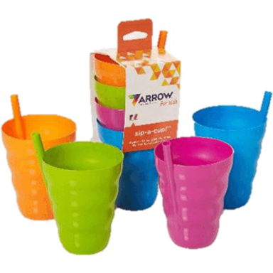 Sip-a-cup Asstd 10oz 4pk