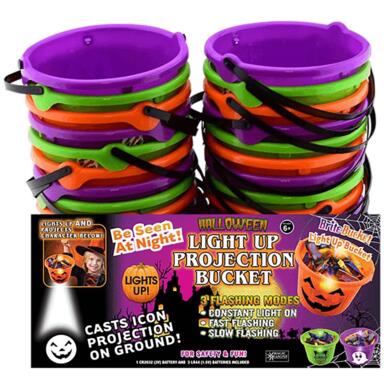 TRICK OR TREAT LIT PAIL