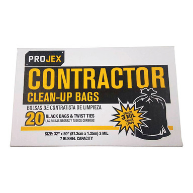 CONTRACTOR BAG TWIST 20P