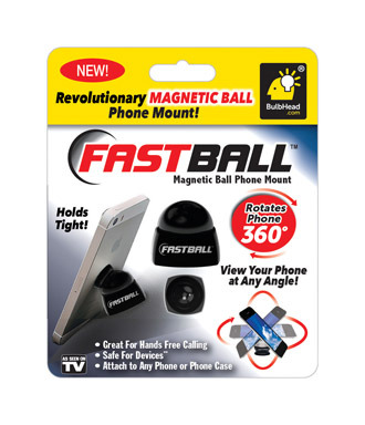 Phone Hldr Fast Ball Blk