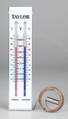 Taylor Tube Thermometer Plastic White
