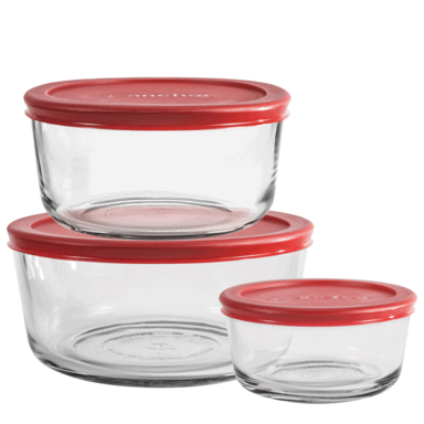 6PC Clear Food Storage Container
