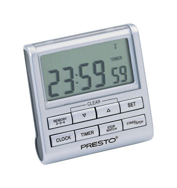 CLOCK & TIMER 4 FUNCTION