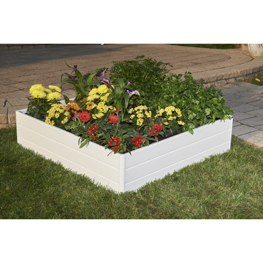 GARDEN BED WHT11.5X44.5"