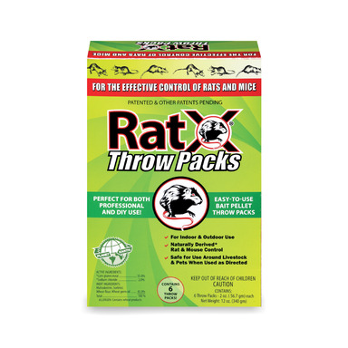 6PK Non-Toxic Rat Throw Pack