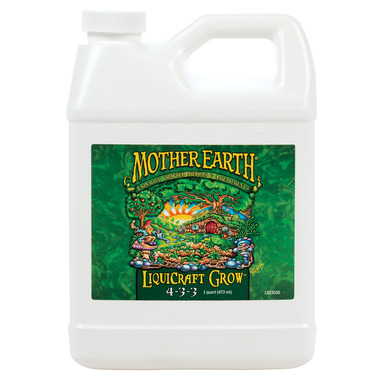 Mother Earth LiquiCraft Grow 4-3-3 Hydroponic Plant Nutrients 1 qt