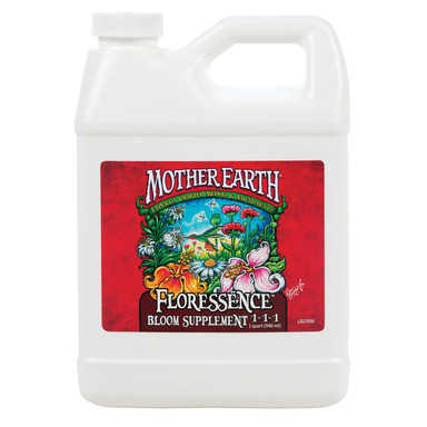 Mother Earth Floressence Bloom Supplement 1-1-1 Hydroponic Plant Supplement 1 qt