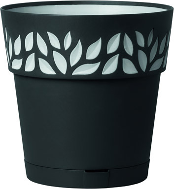 PLANTER BLK 5.9"