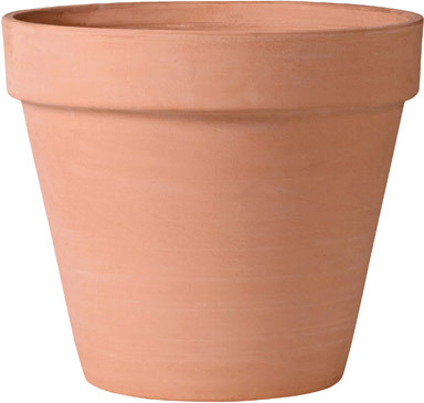 NS FLOWER POT CLY 9.08"