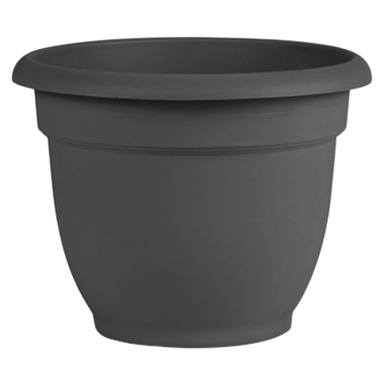 6" Ariana Poly Planter Charcoal