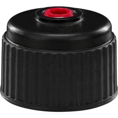 JUG FILLER CAP BLK PLAST