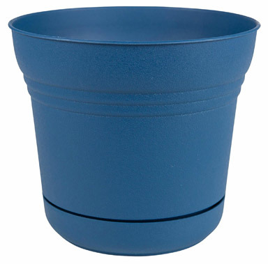 PLANTER SATURN CL BL 14"