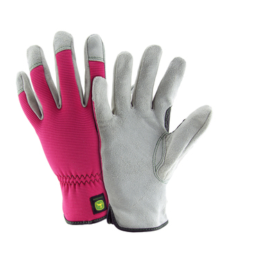 GLOVE LTHR JD PINK S/M