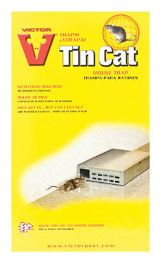 Tin Cat Mouse Animal Trap