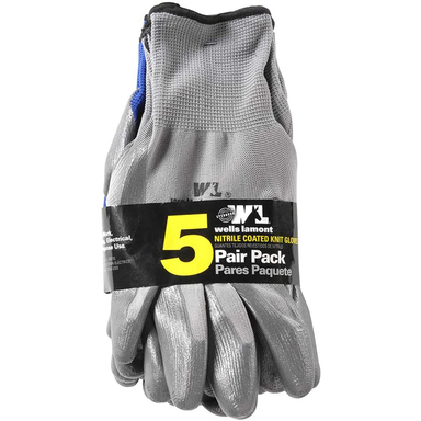 WORK GLOVE NTRL COAT 5PK