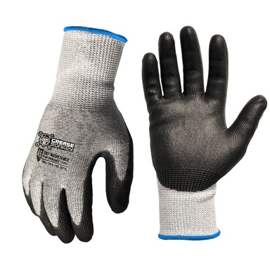 Grease Monkey XL Sandy Nitrile Cut Resistant Black/Gray Dipped Gloves