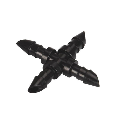 BARBED CROSS BLK 1/4"