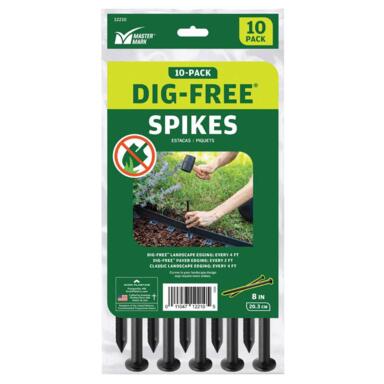 Black Edging Stake 8" 10PK