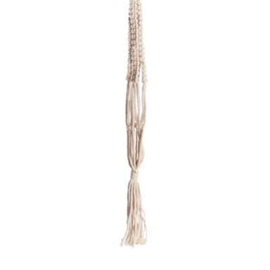 Pp Plant Hanger Zigzag 17"h Wht