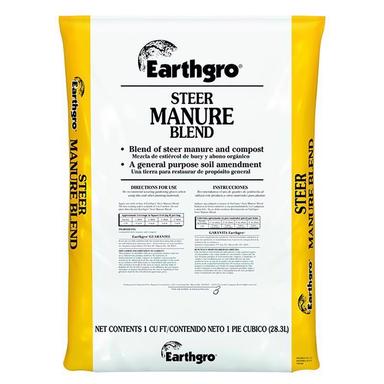 EARTHGRO STEER MANURE 1cu