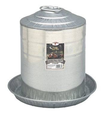 FOUNT POULTRY 5-GAL GALV