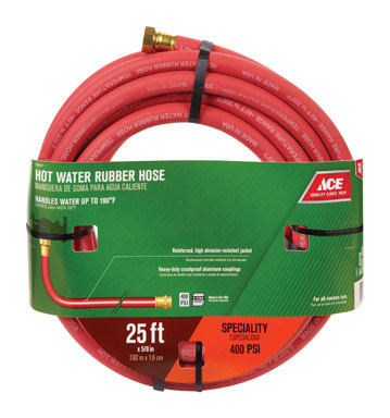 HOT WATER HOSE 5/8X25'