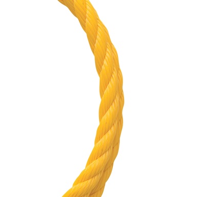 1/4" X 100' TW YELLOW POLY ROPE