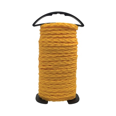 3/8" X 50' HOLLOW YELLOW ROPE