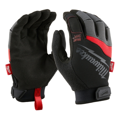 WORK GLOVES BLK/RED M