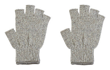 GLOVE HALF FINGER LRG