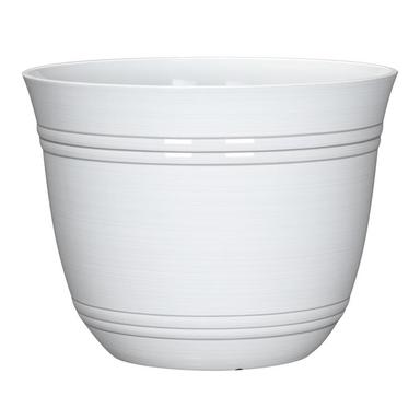 PLANTER GALILE WHT 14.5"