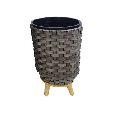PLANT BASKET GRY SML 13"