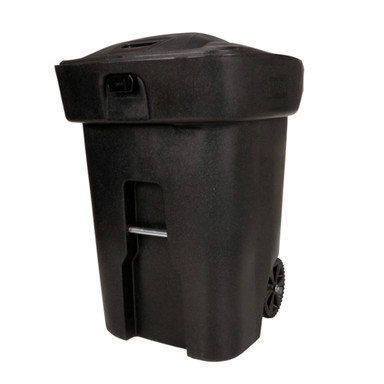 TRASH CAN BLACK 96GAL