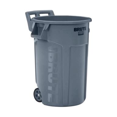 GARBAGE CAN 44G GRY RUBB