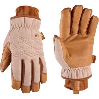 WL WRK GLOVE L BRWN WOME