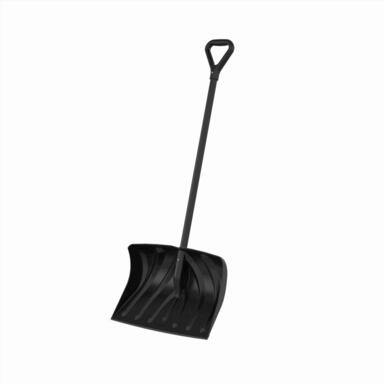 DELUXE SNOW SHOVEL POLY BLK