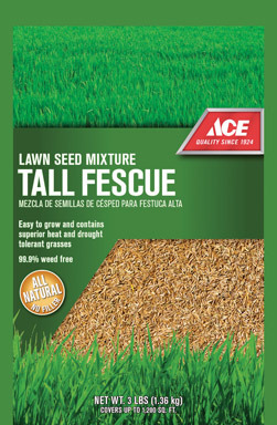 ACE TALL FESCUE SEED 3#