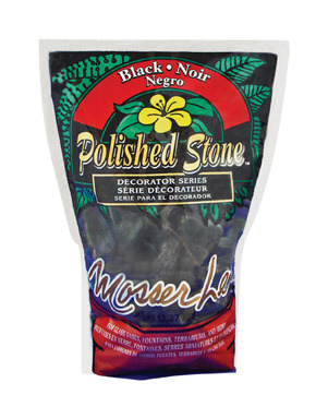 POLISHED STONE BLK 5LB