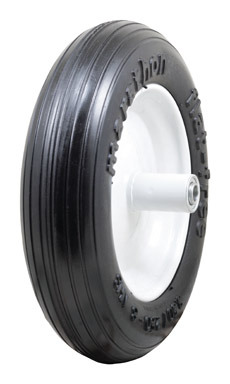 Marathon Universal Fit 8 in. D X 13.3 in. D 300 lb. cap. Centered Wheelbarrow Tire Polyurethane 1 pk
