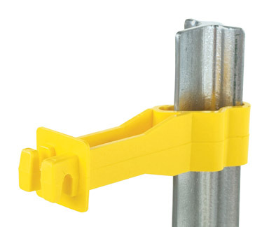 25PK Yellow T-Post Insulator