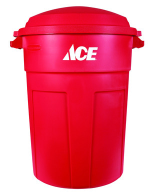 ACE 32GAL Plastic Trash Can