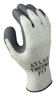 Atlas Therma Fit Unisex Indoor/Outdoor Cold Weather Work Gloves Gray S 1 pair