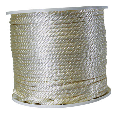 3/8"x500' White Braid Rope FOOT